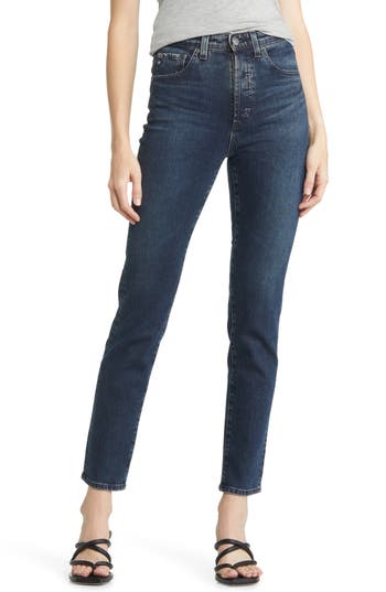 Shop Ag Alexxis High Waist Slim Fit Jeans In Showbox