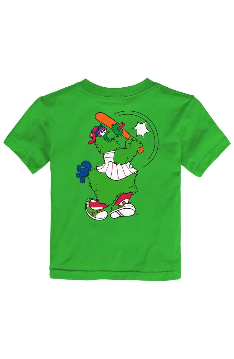 Outerstuff Toddler Outerstuff Green Philadelphia Phillies Phanatic For Kids T-Shirt, Alternate, color, 