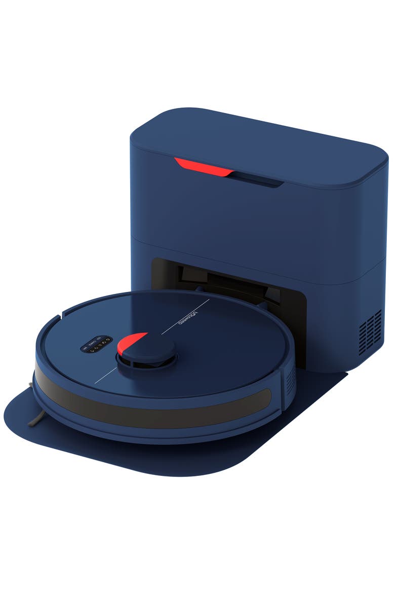 Dustin App & Voice Control Self-Empty Robot Vacuum & Mop, Main, color, Navy
