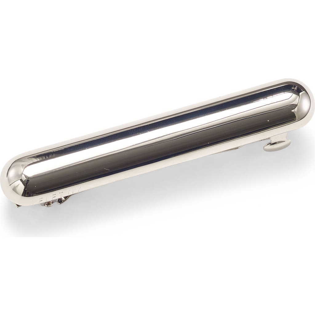 Lelet Ny Mini Bar Barrette In Rhodium