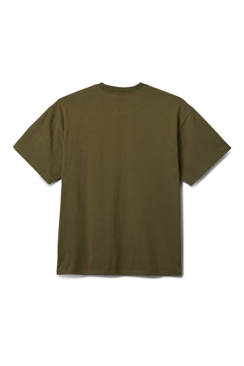 Full Circle Cotton Graphic T-Shirt, Alternate, color, OLIVE