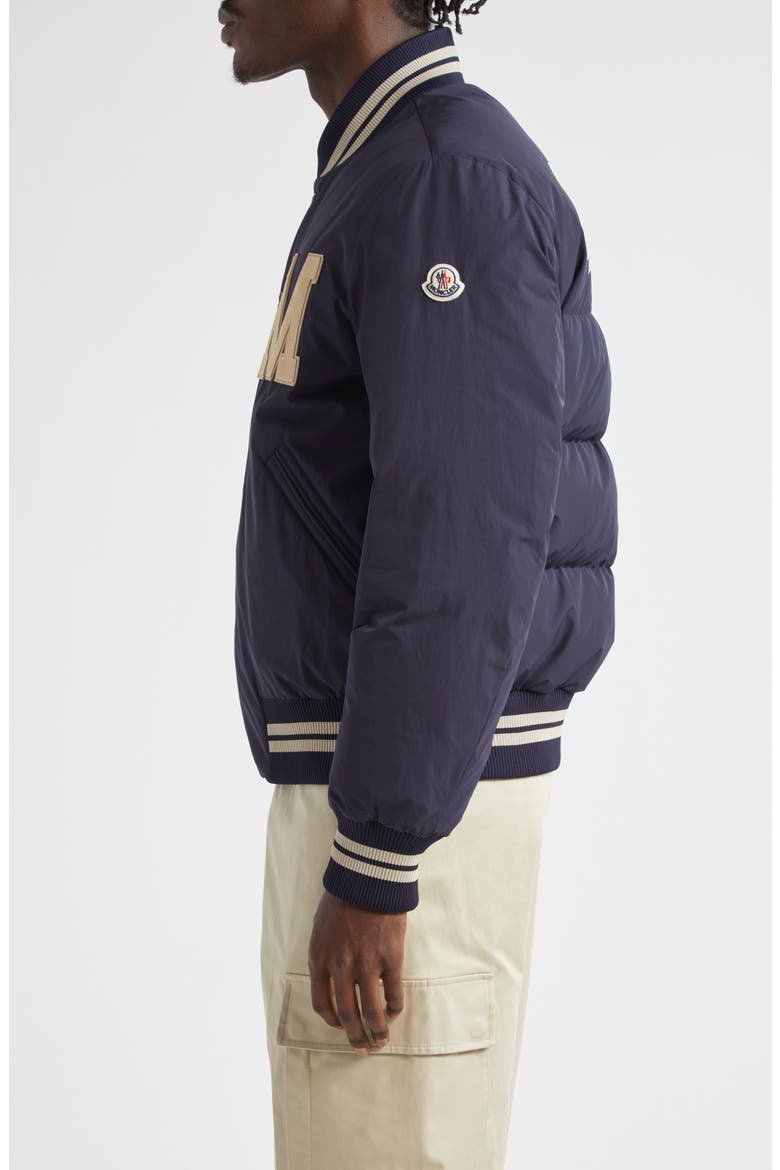 Lateltin Varsity Bomber Jacket, Alternate, color, DARK BLUE
