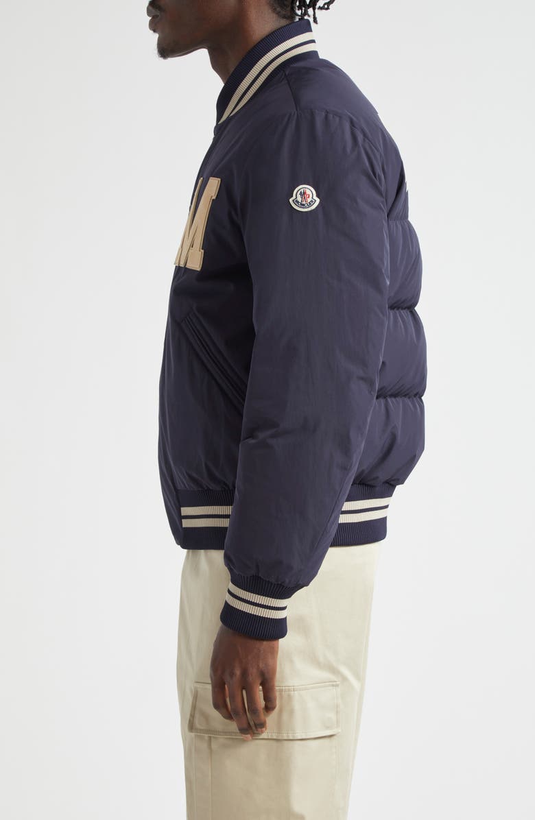 Moncler Lateltin Varsity Bomber Jacket, Alternate, color, 