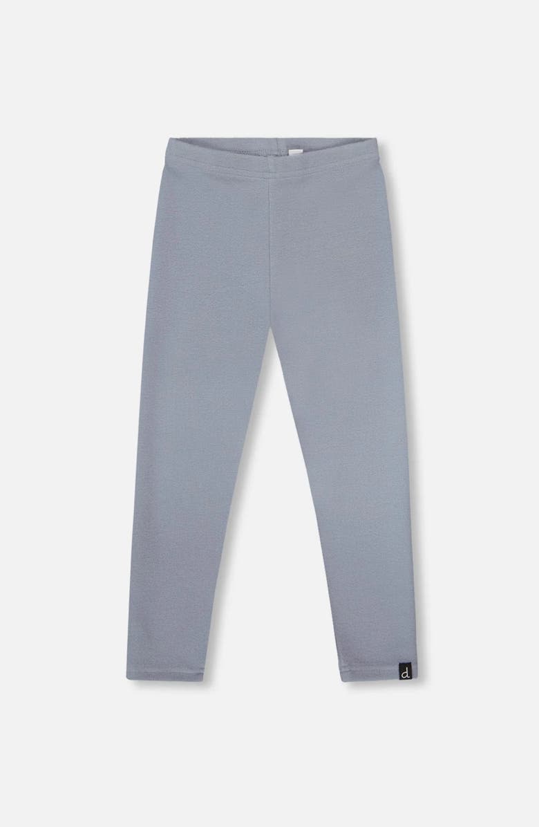 Deux par Deux Super Soft Ribbed Leggings, Main, color, Blue Gray