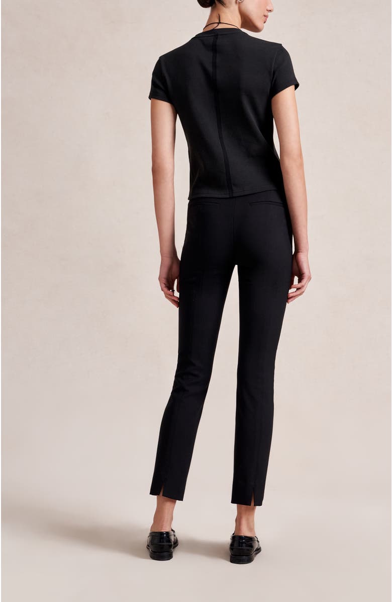 La Ligne Yvonne Pant, Alternate, color, Black