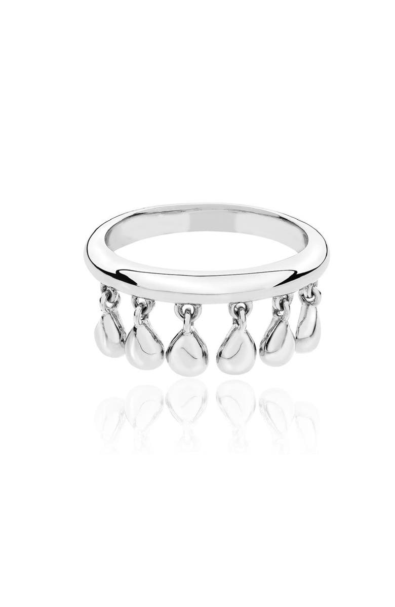 Lucy Quartermaine Tear Drop Ring, Main, color, Sterling Silver