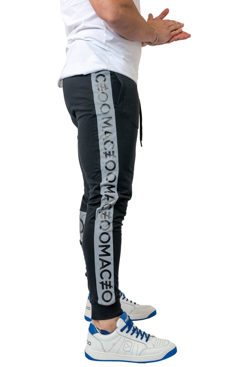 Maceoo Insignia Skinny Fleece Joggers, Alternate, color, Black