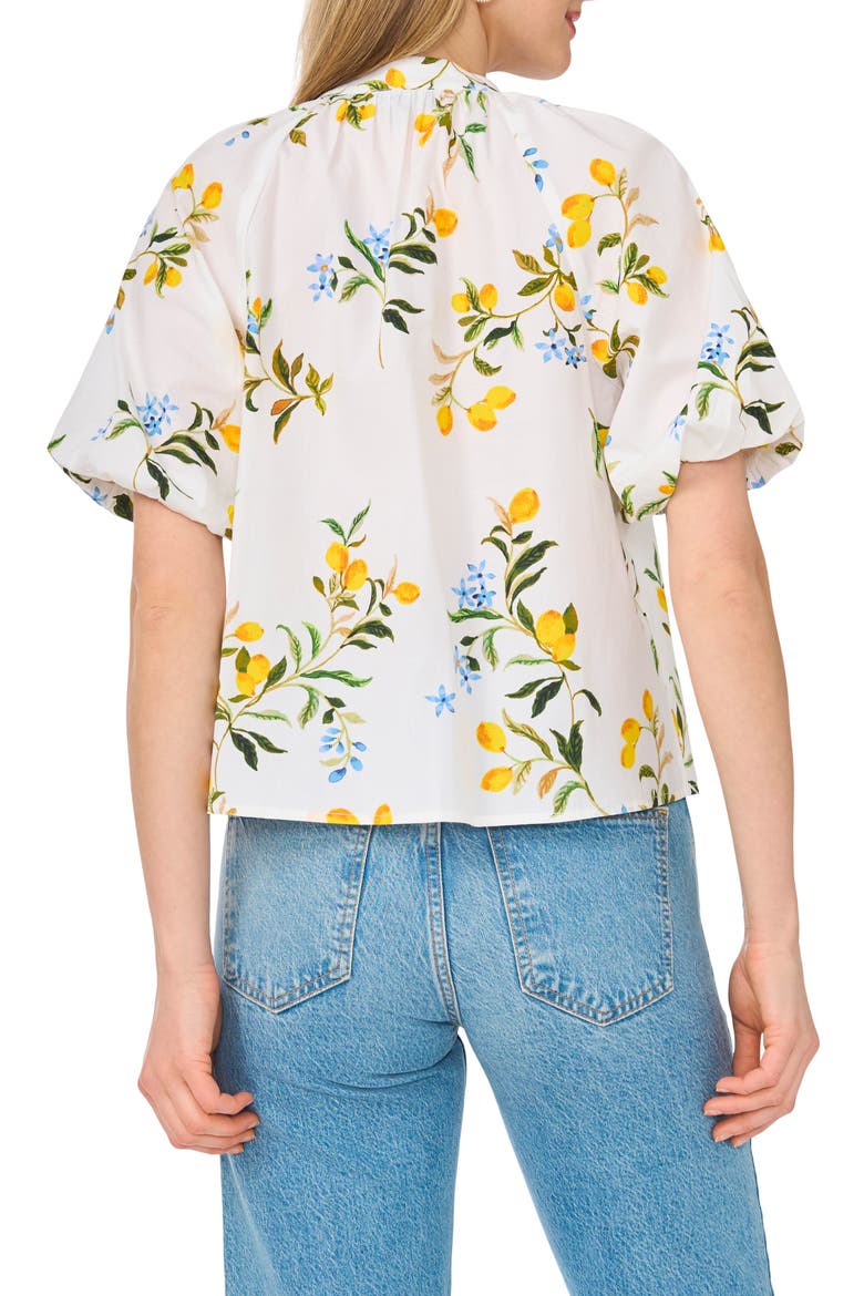 Print Cotton Top, Alternate, color, ULTRA WHITE