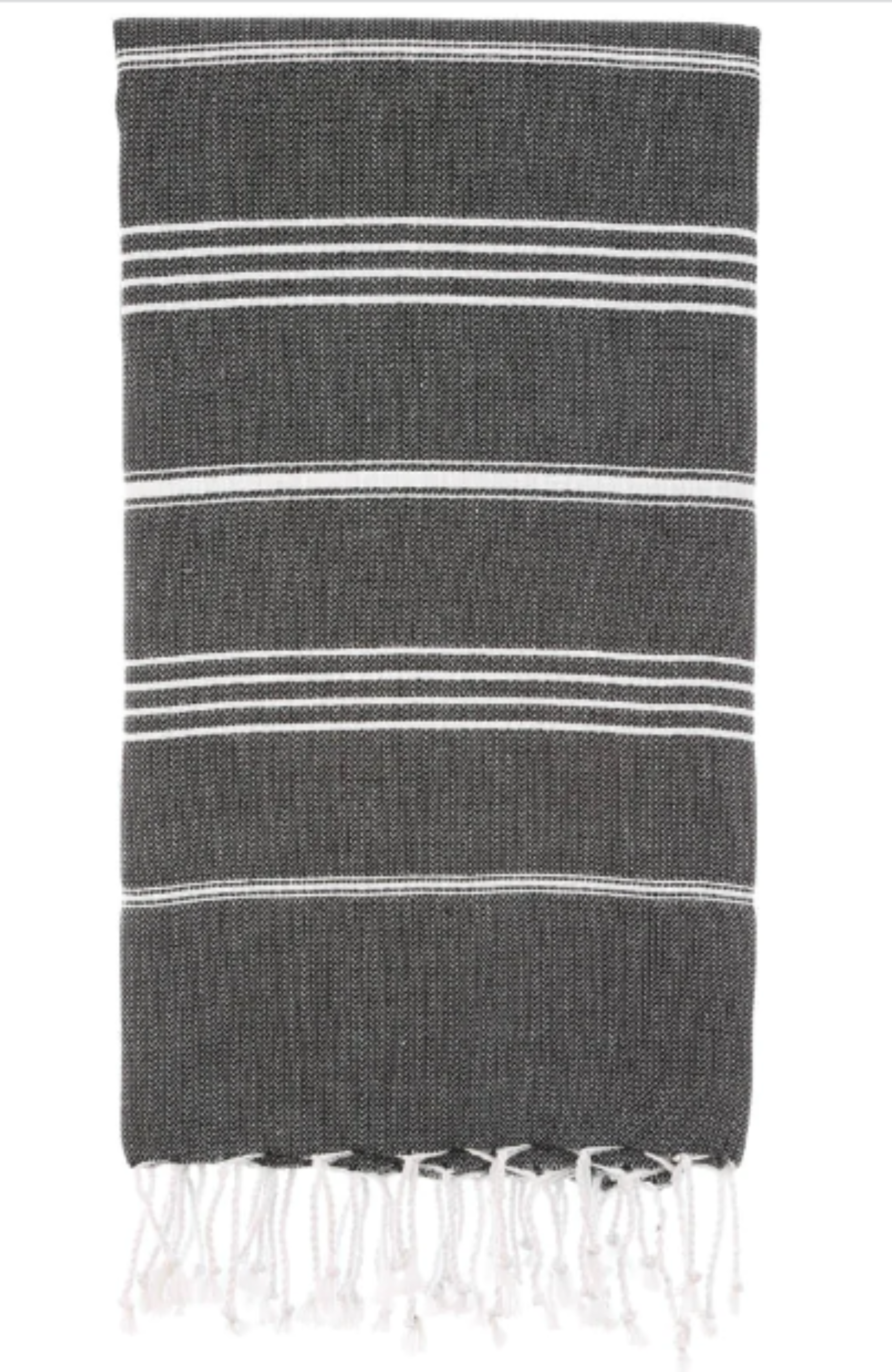 Eco Hilana Pure Series Sustainable Turkish Towel in Black 