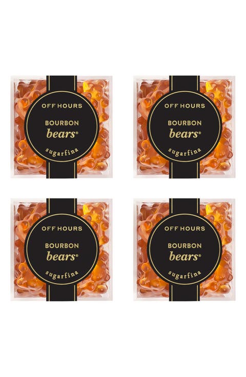 Bourbon Bears Set of 4 Candy Cubes
