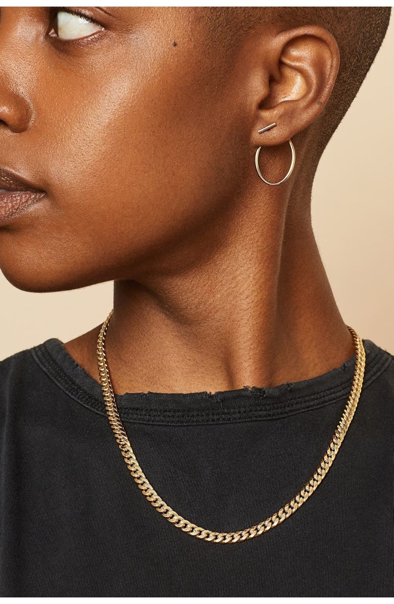 Oradina 14K Gold Estate Cuban Bold Chain Necklace, Alternate, color, Yellow Gold