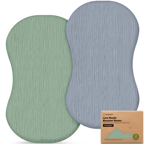 2-Pack Lyra Muslin Bassinet Sheets
