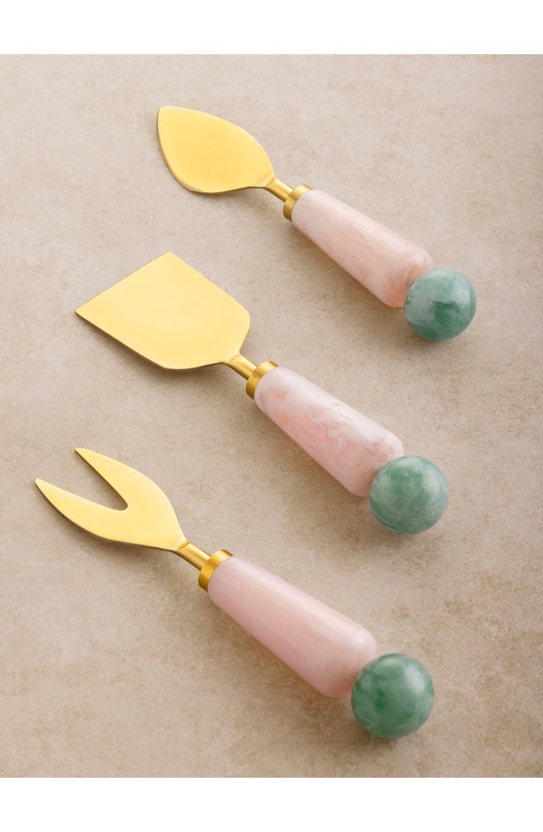 GAURI KOHLI Copenhagen Cheese Knives, Set of 3, Alternate, color,