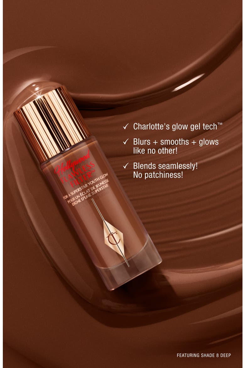 Hollywood Flawless Filter Primer & Highlighter, Alternate, color, 6 DARK TAN