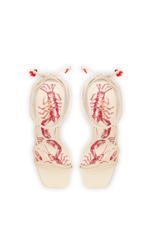 Larroude Nadia Sandal In Neutral