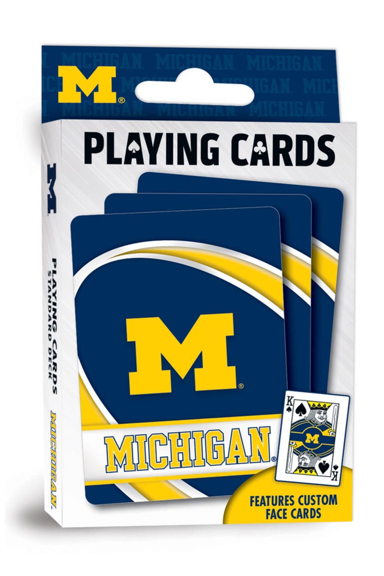 Michigan Wolverines Playing Cards, Main, color, Multicolor