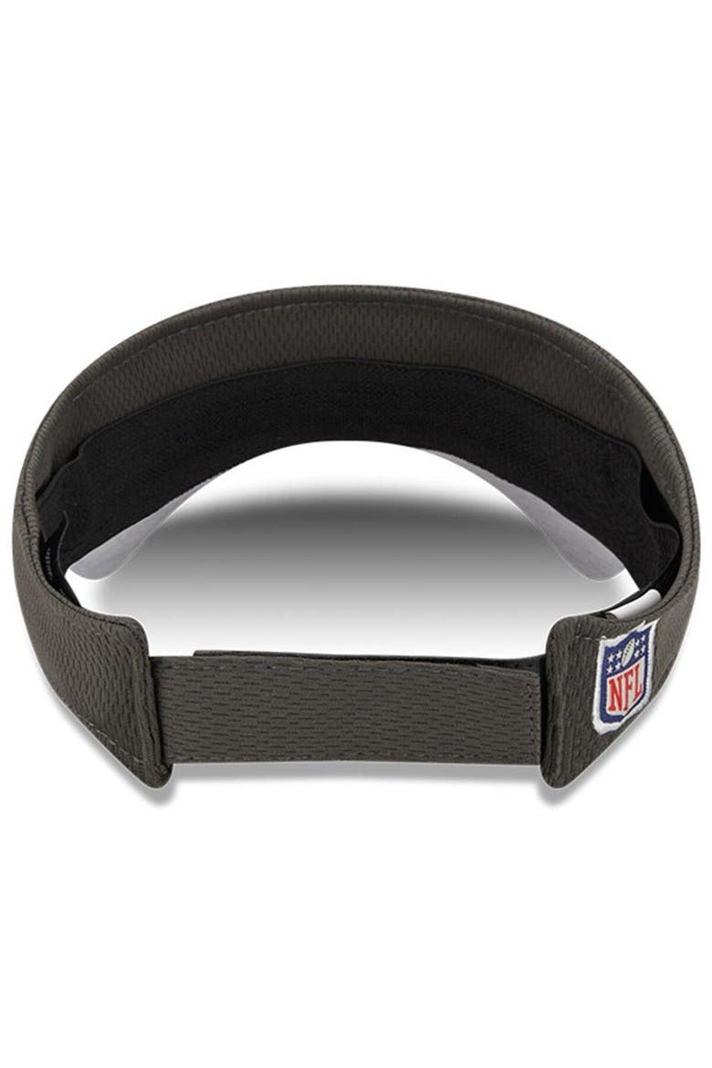 Men's New Era Pewter Tampa Bay Buccaneers 2023 NFL Training Camp Adjustable Visor, Alternate, color, Scarlet