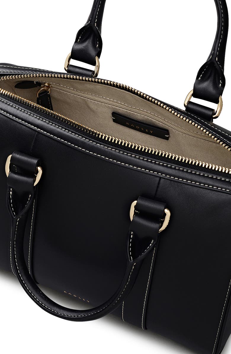 Radley Noble Alley Zip Top Handle Bag, Alternate, color, Black