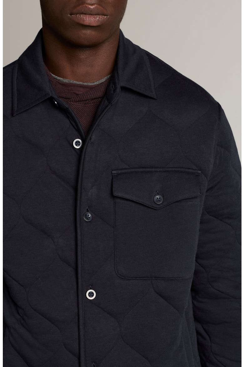 Quilted Shirt Jacket, Alternate, color, COASTAL