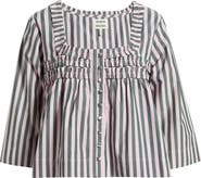 Damson Madder Leilani Ruffle Organic Cotton Top