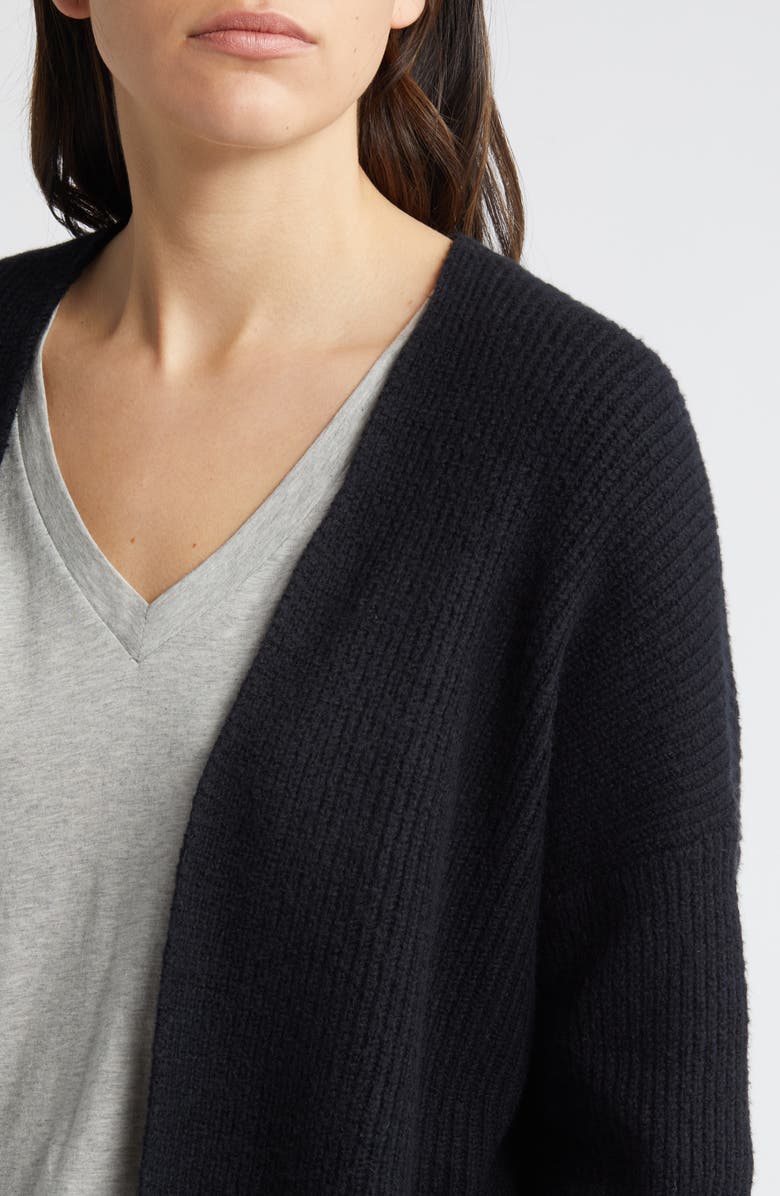 Treasure & Bond Rib Bishop Sleeve Cardigan, Alternate, color, 