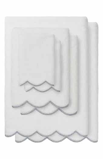 Adornia Scallop 6-Piece Towel Set