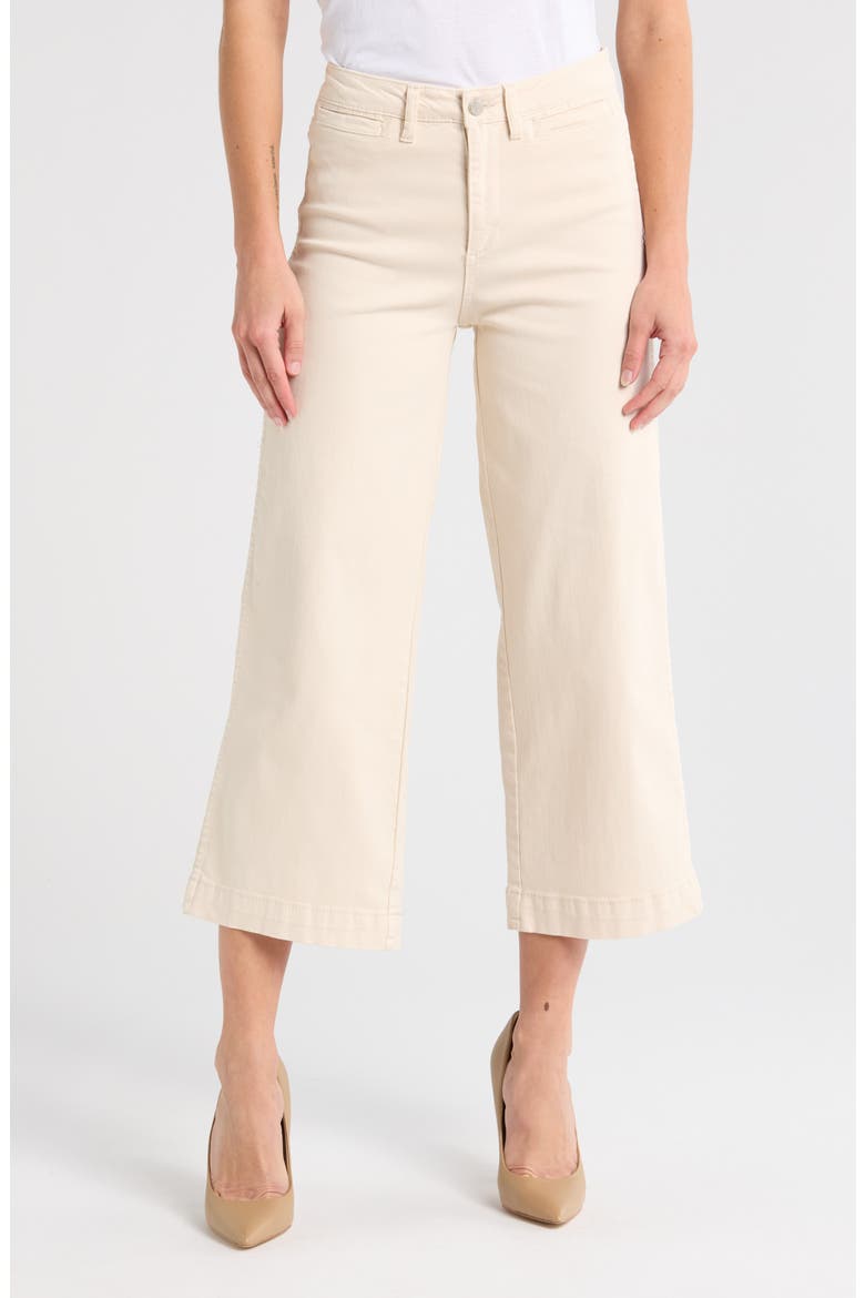 High Waist Wide Leg Jeans, Main, color, NATURAL