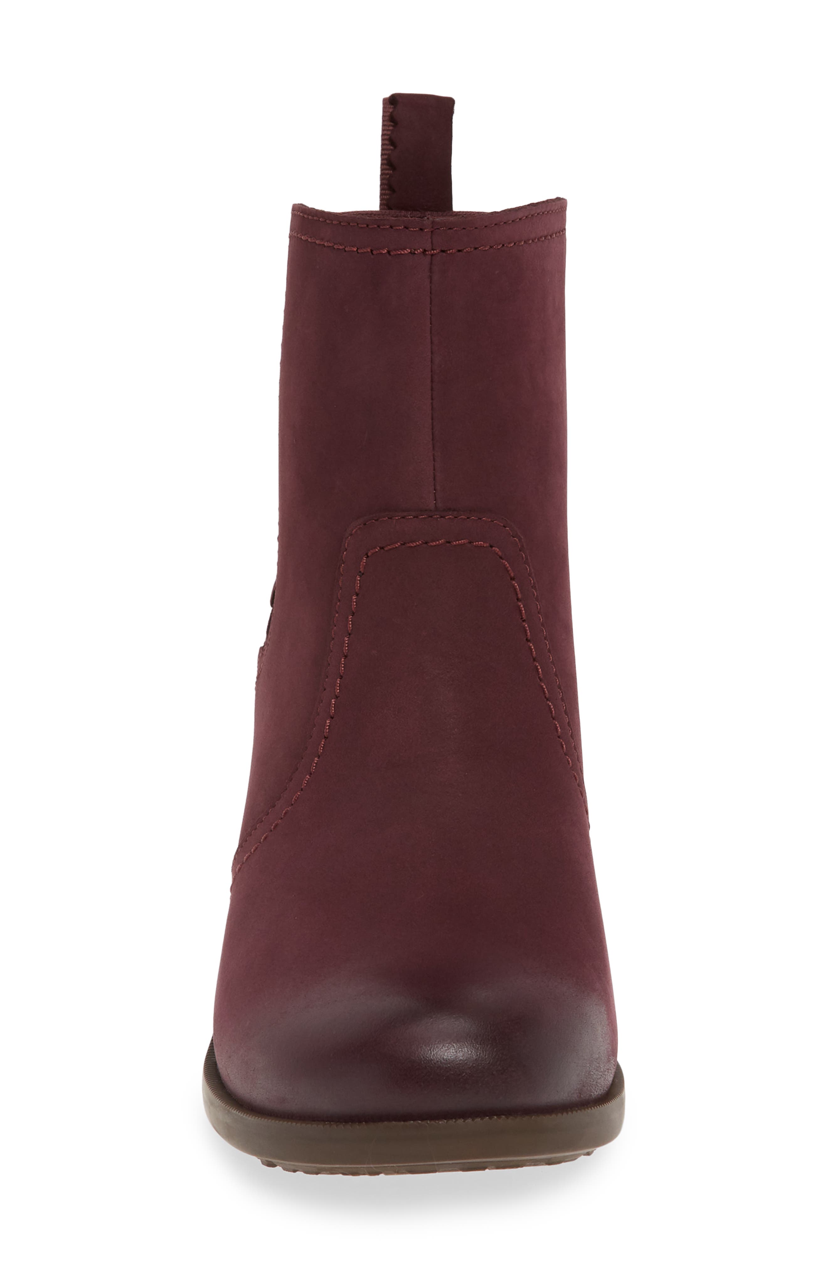 Anaya Waterproof Chelsea Boot, Alternate, color, VINEYARD WINE LEATHER