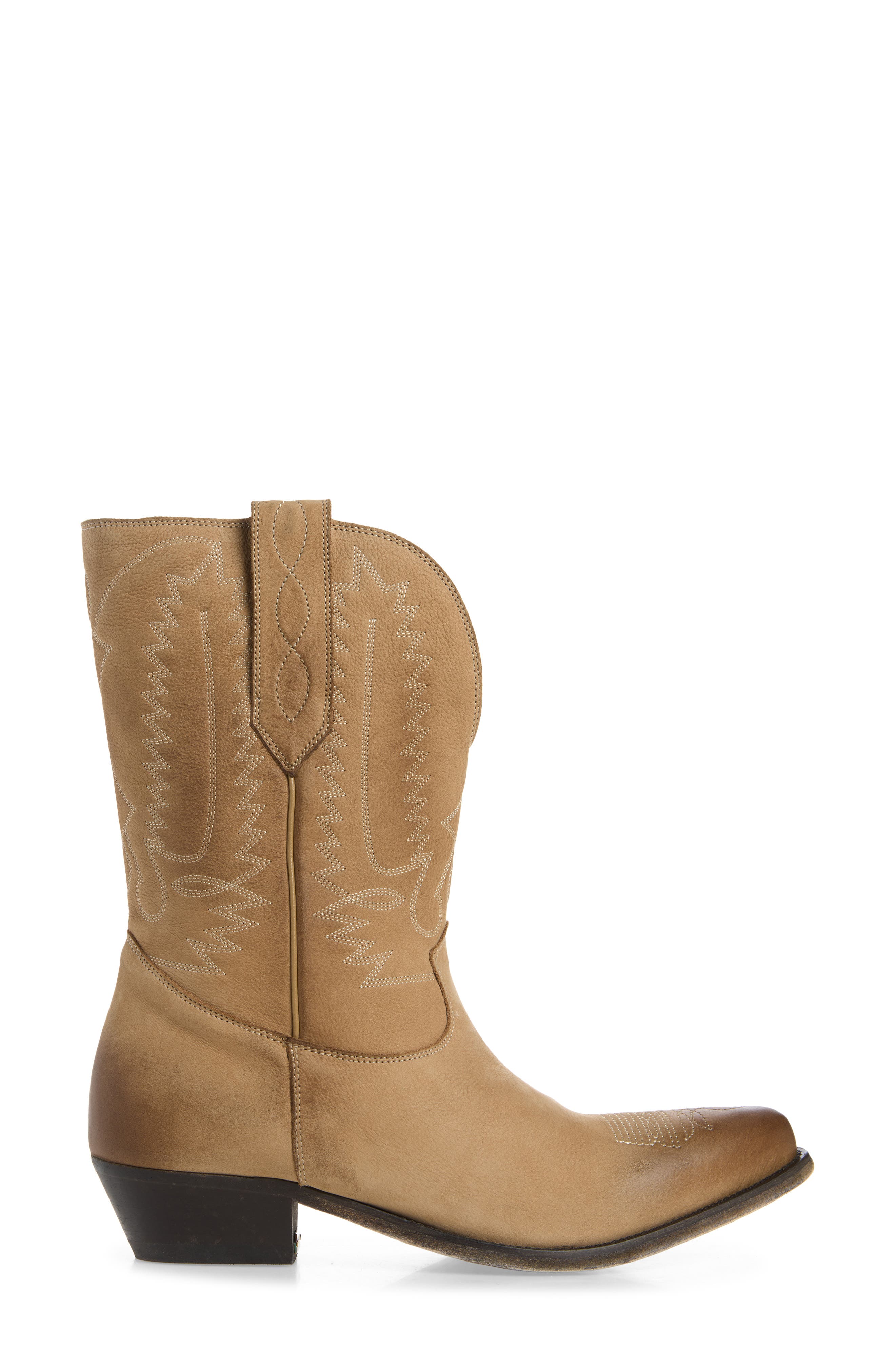 Wish Star Low Western Boot, Alternate, color, TABACCO