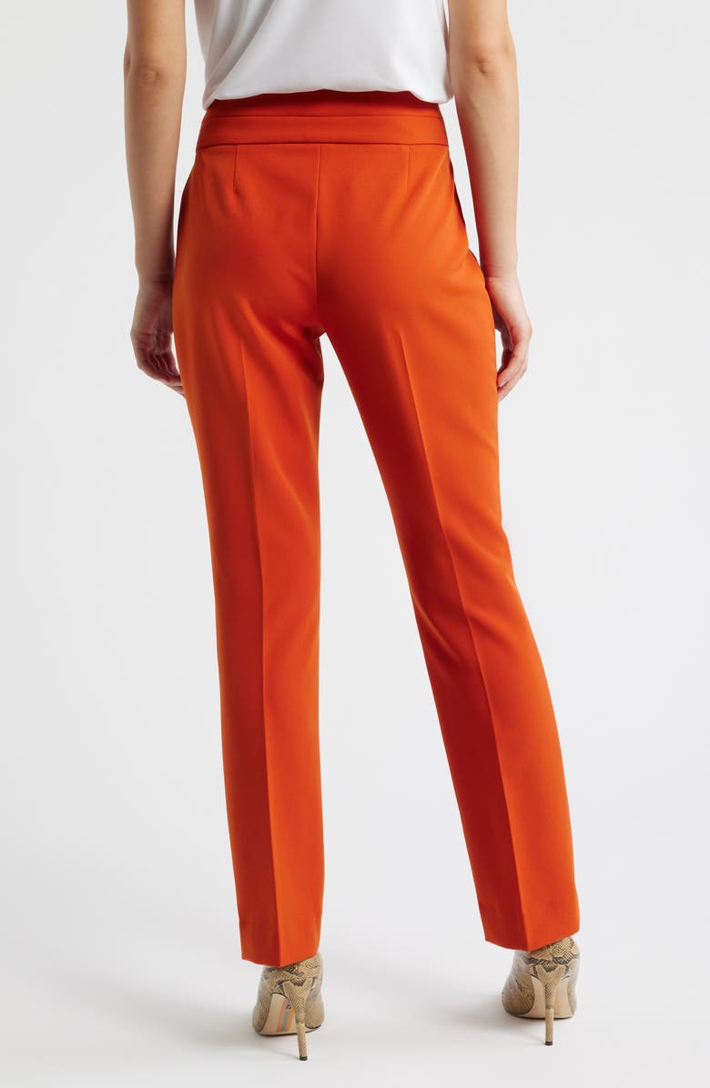 Tahari ASL Bootcut Pants, Alternate, color, Persimmon