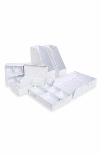 Marble 8-Piece Office Accessory Set