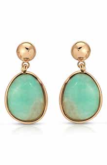 Ettika Amazonite Orb Drop Earrings
