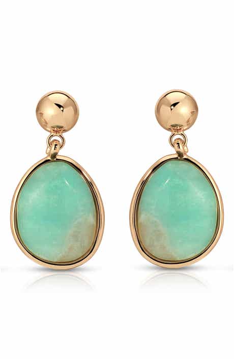 Ettika Amazonite Orb Drop Earrings