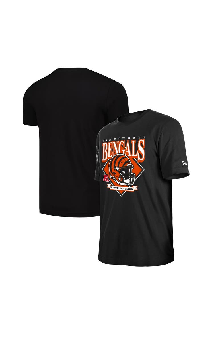 New Era Men's New Era Black Cincinnati Bengals Team Logo T-Shirt