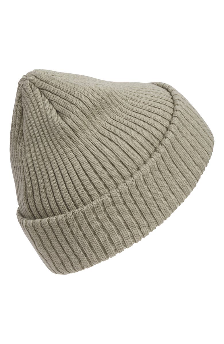 adidas Chenille Beanie, Alternate, color, Silver Pebble Grey/ Off White