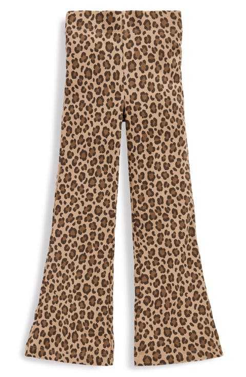 Kids' Ribbed Flared Leggings