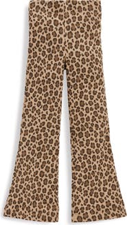 Mini Boden Kids' Ribbed Flared Leggings