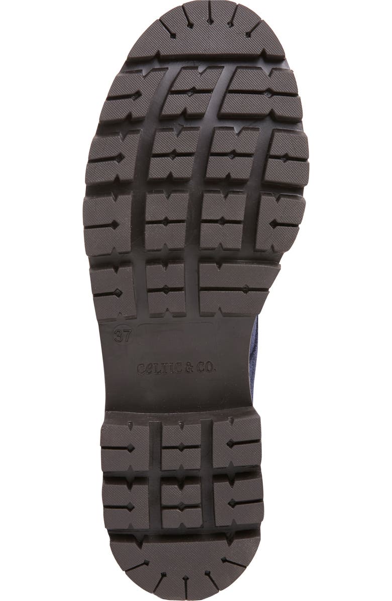 Celtic & Co. Chunky Brogue Shoe, Alternate, color, Navy