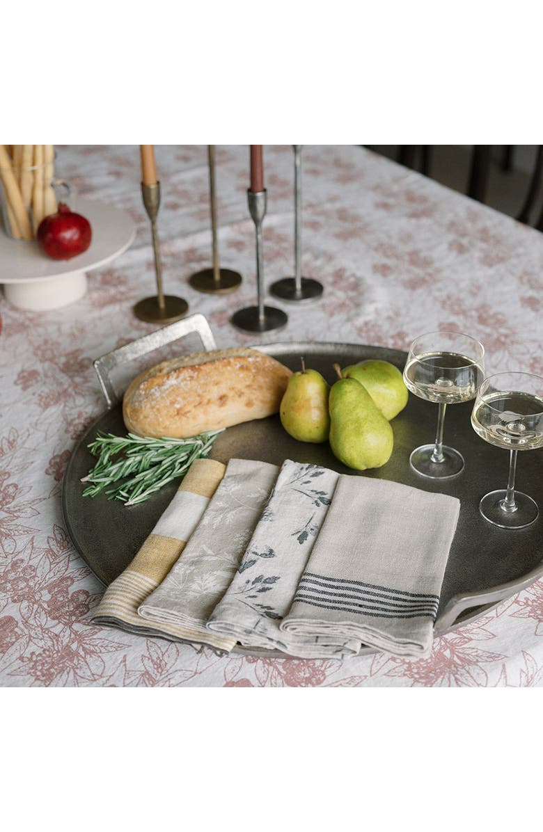 CG Hunter Ivory Tablecloth, Alternate, color, Ivory