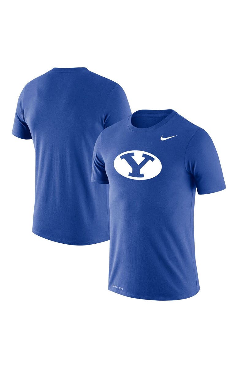 Nike Men's Nike Royal BYU Cougars School Logo Legend Performance T-Shirt, Main, color, 