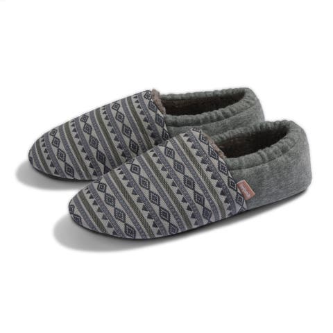 Mens Laidback Slipper Artisan Woven Indoor Closed Heel House Shoes