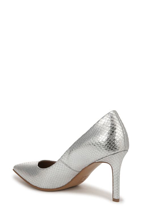 Naturalizer Anna Pointed Toe Pump In Silver