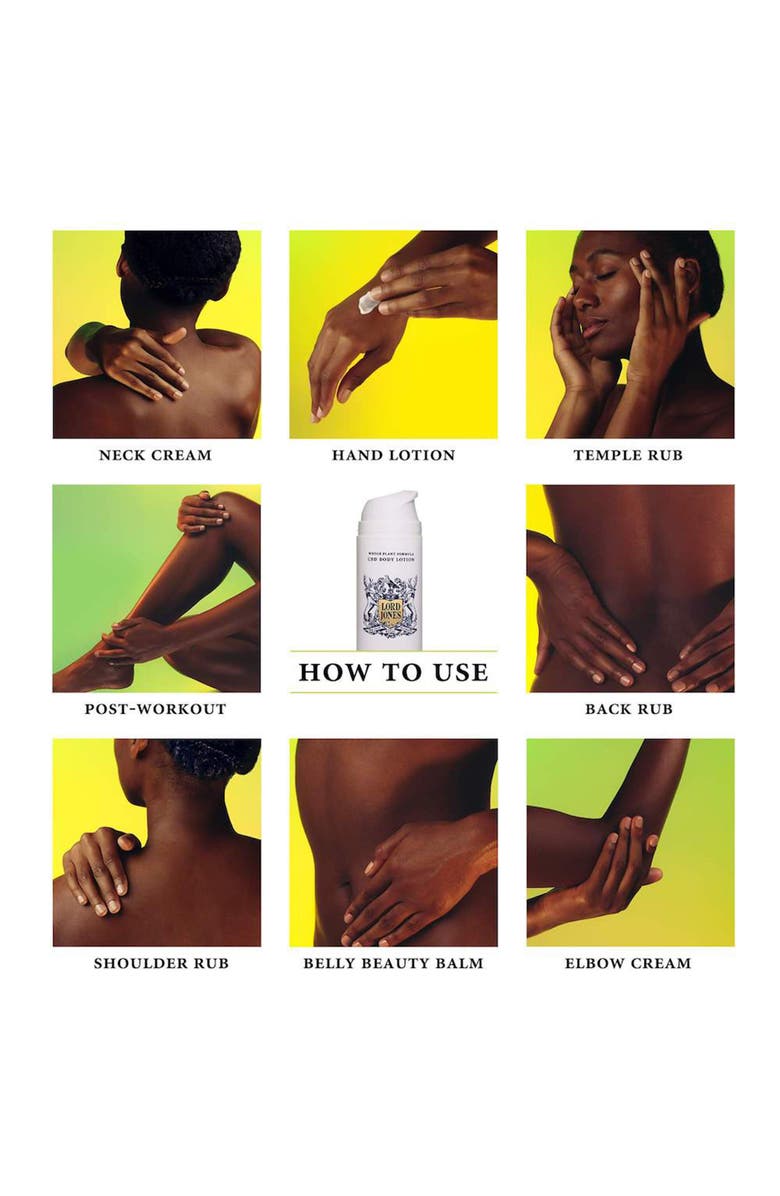 Lord Jones High CBD Formula Grapefruit Body Lotion, Alternate, color, 