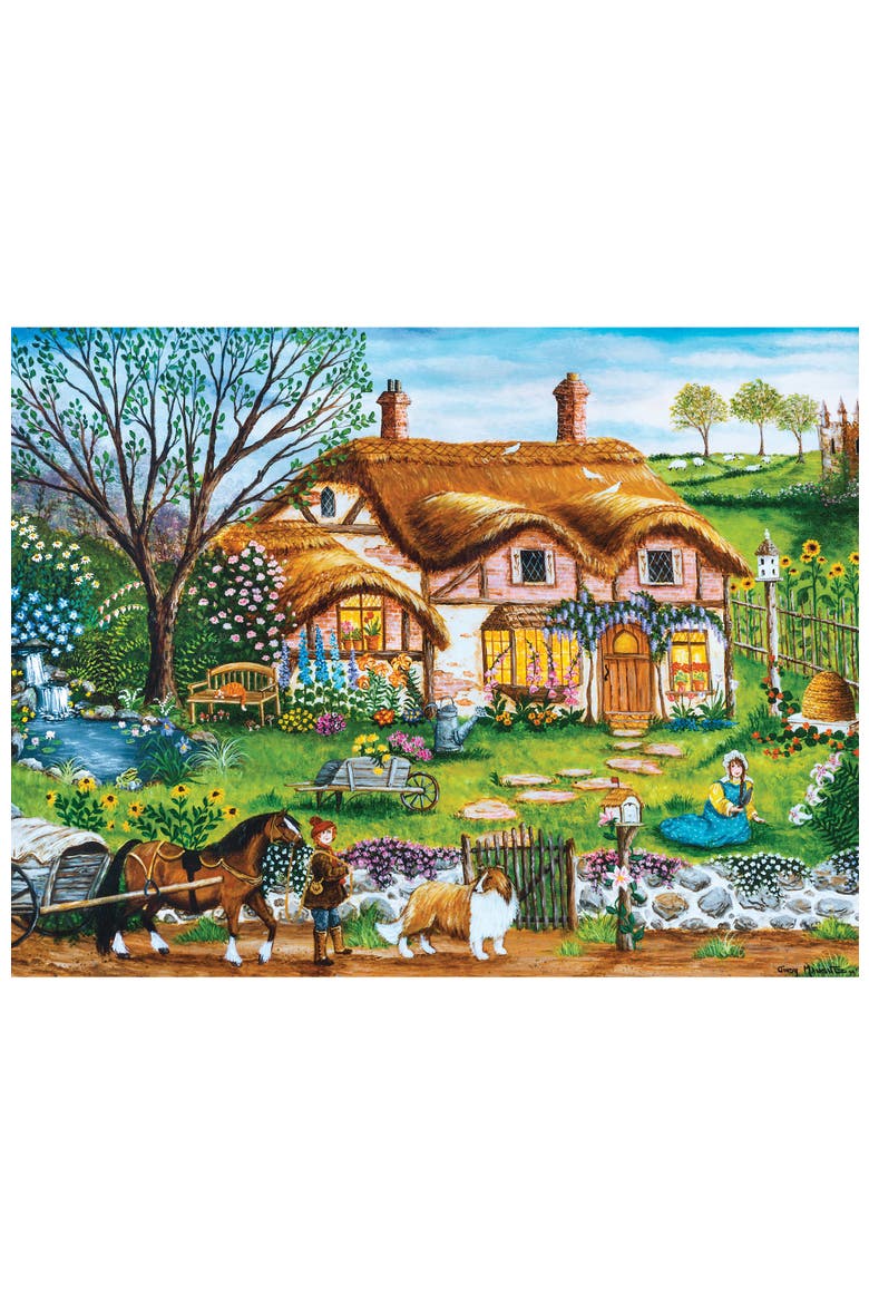 Folk Art Puzzle Collection 12 Pack, Alternate, color, Multicolor