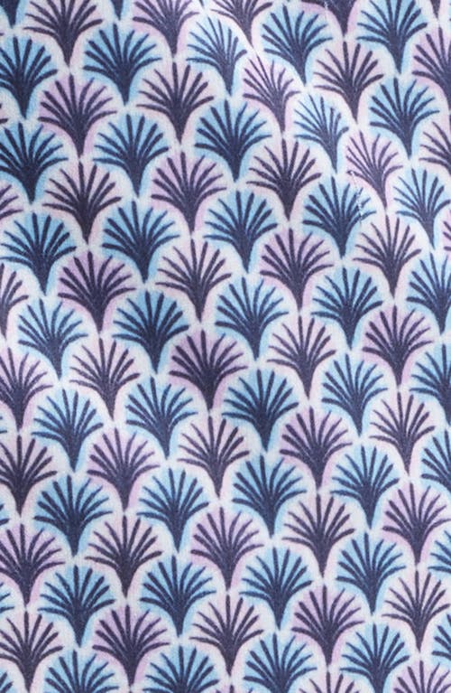 Stone Rose Geo Palm Print Swim Trunks