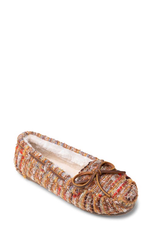 Minnetonka Cally Faux Fur Lined Slipper In Multi