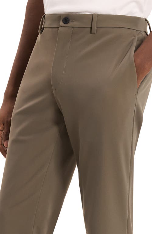 Theory Zaine Slim Straight Stretch Pants In Precision Ponte In Gray