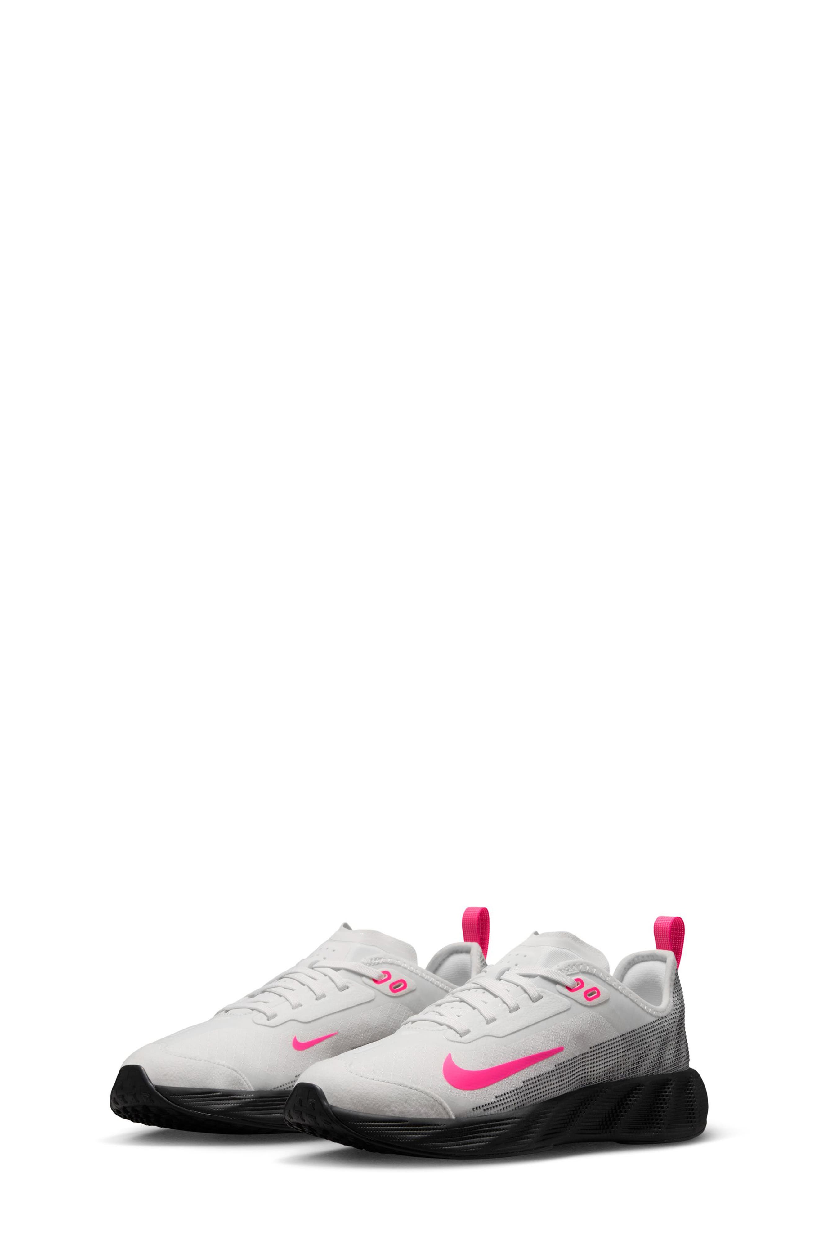 Kids' Ava X Sneaker, Main, color, SUMMIT WHITE/BLACK/HYPER PINK