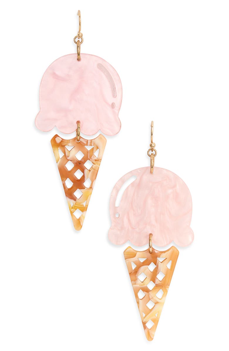 Kenneth Jay Lane Ice Cream Drop Earrings, Main, color, 