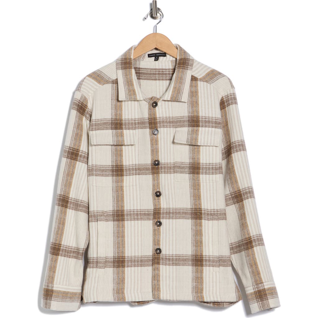 Robert Barakett Cold Plaid Button-up Overshirt In Multi
